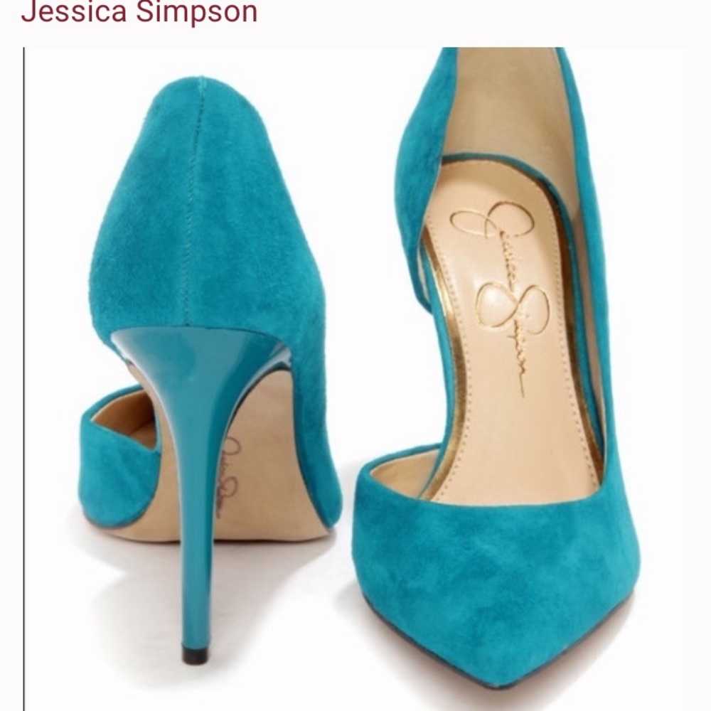 Teal Blue Jessica Simpson Pumps/Heels Size 7/7.5